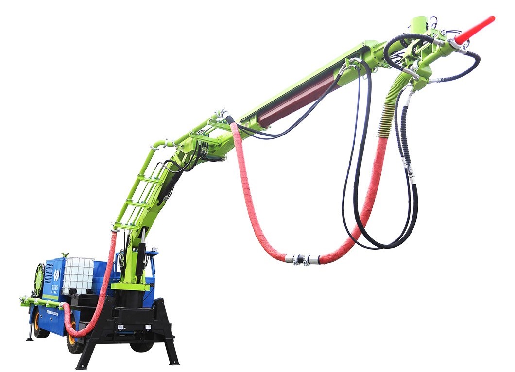 混凝土噴射機(jī),一種高速噴射混凝土料均勻噴涂到施工面的機(jī)械設(shè)備(圖1) 混凝土噴射機(jī),一種高速噴射混凝土料均勻噴涂到施工面的機(jī)械設(shè)備(圖1)