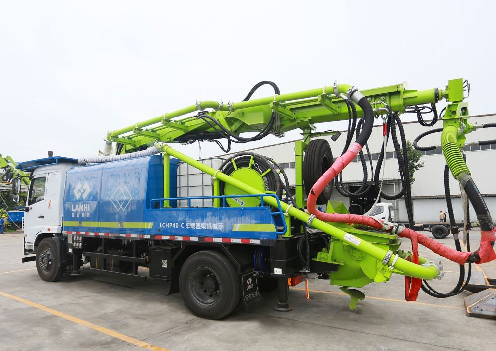 隧道濕噴機械手在長大隧道工程中的應用及優勢(圖1) 隧道濕噴機械手在長大隧道工程中的應用及優勢(圖1)