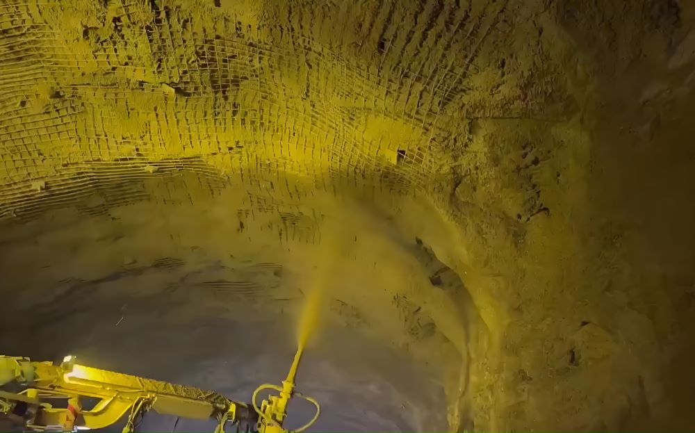 采礦中的噴射混凝土是什么？采礦中噴射混凝土的功能與優勢(圖1)